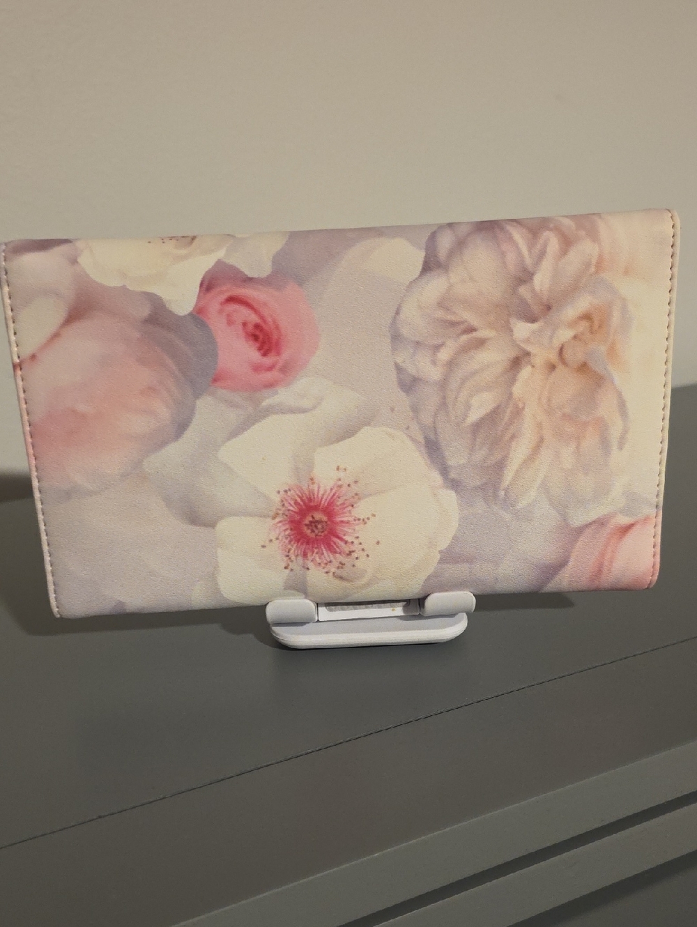 TED BAKER LONDON NWT Chelsea Pastel Floral Roll Travel Jewelry Clutch - Picture 5 of 16